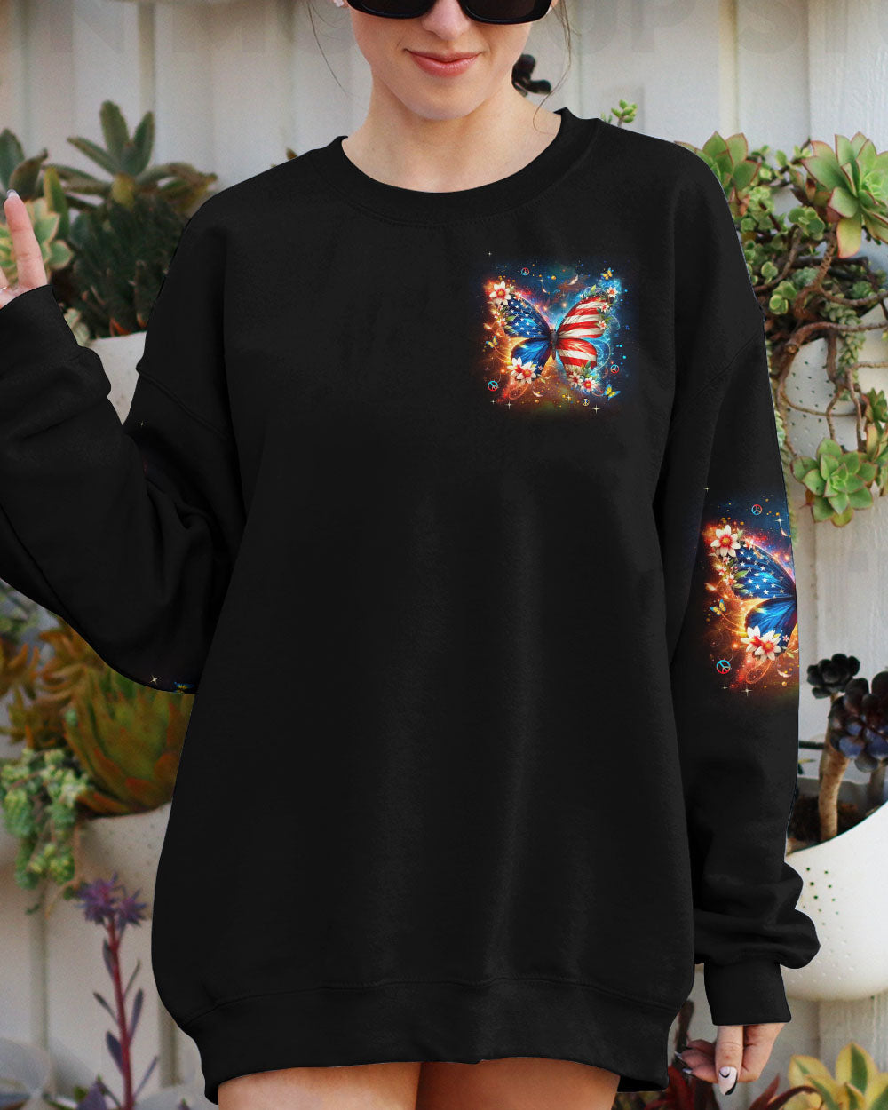 WHISPER WORDS OF WISDOM LET IT BE BUTTERFLY ALL OVER PRINT - YHDU2702253