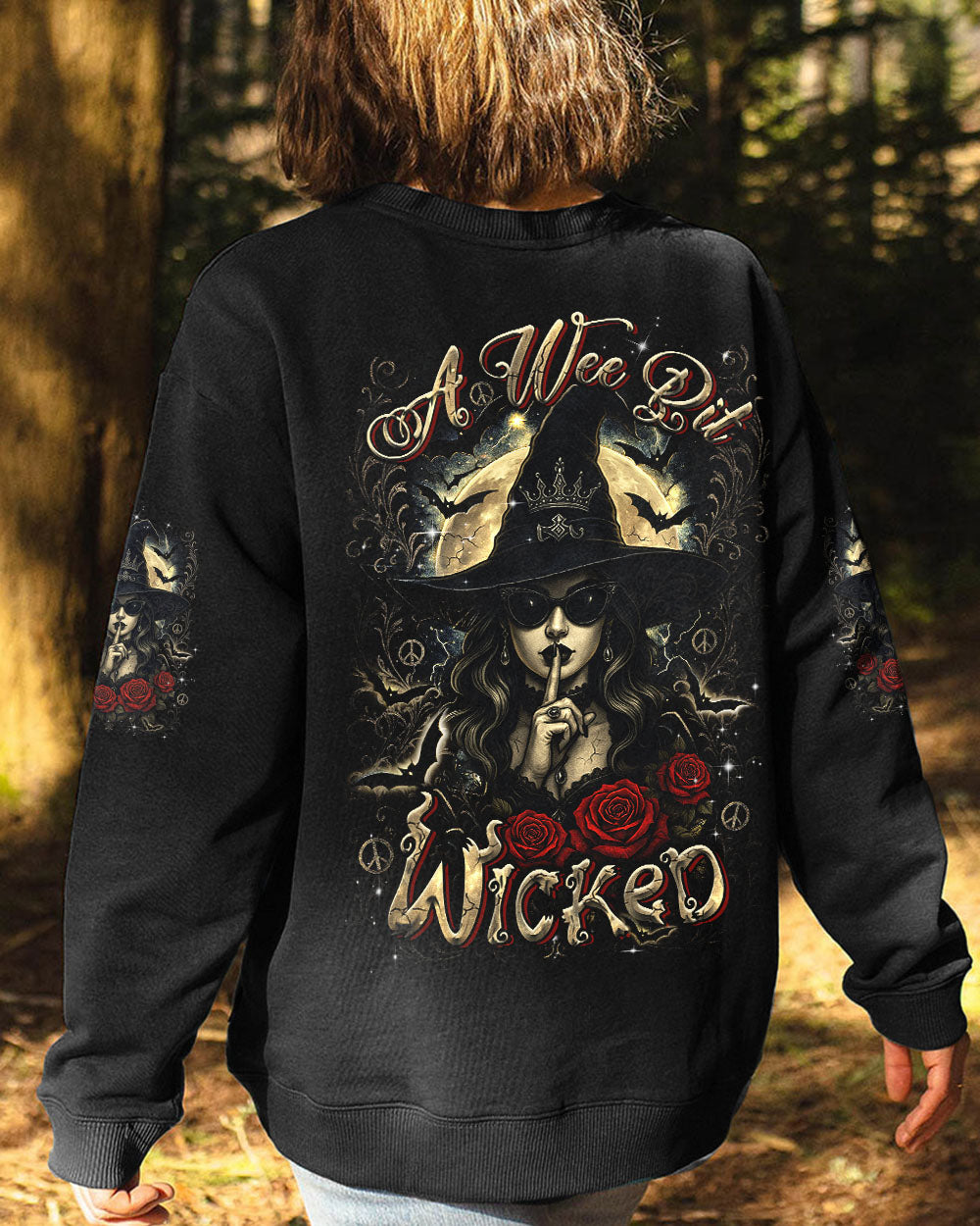 A WEE BIT WICKED HALLOWEEN ALL OVER PRINT - YHDU2706251