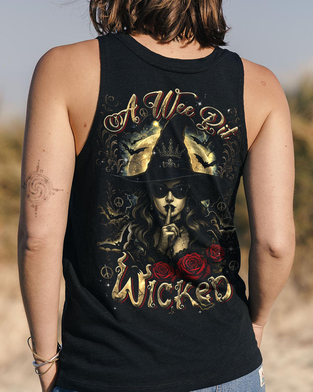 A WEE BIT WICKED HALLOWEEN ALL OVER PRINT - YHDU2706251