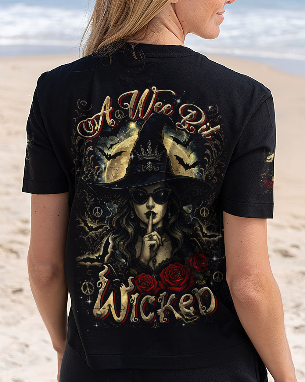 A WEE BIT WICKED HALLOWEEN ALL OVER PRINT - YHDU2706251