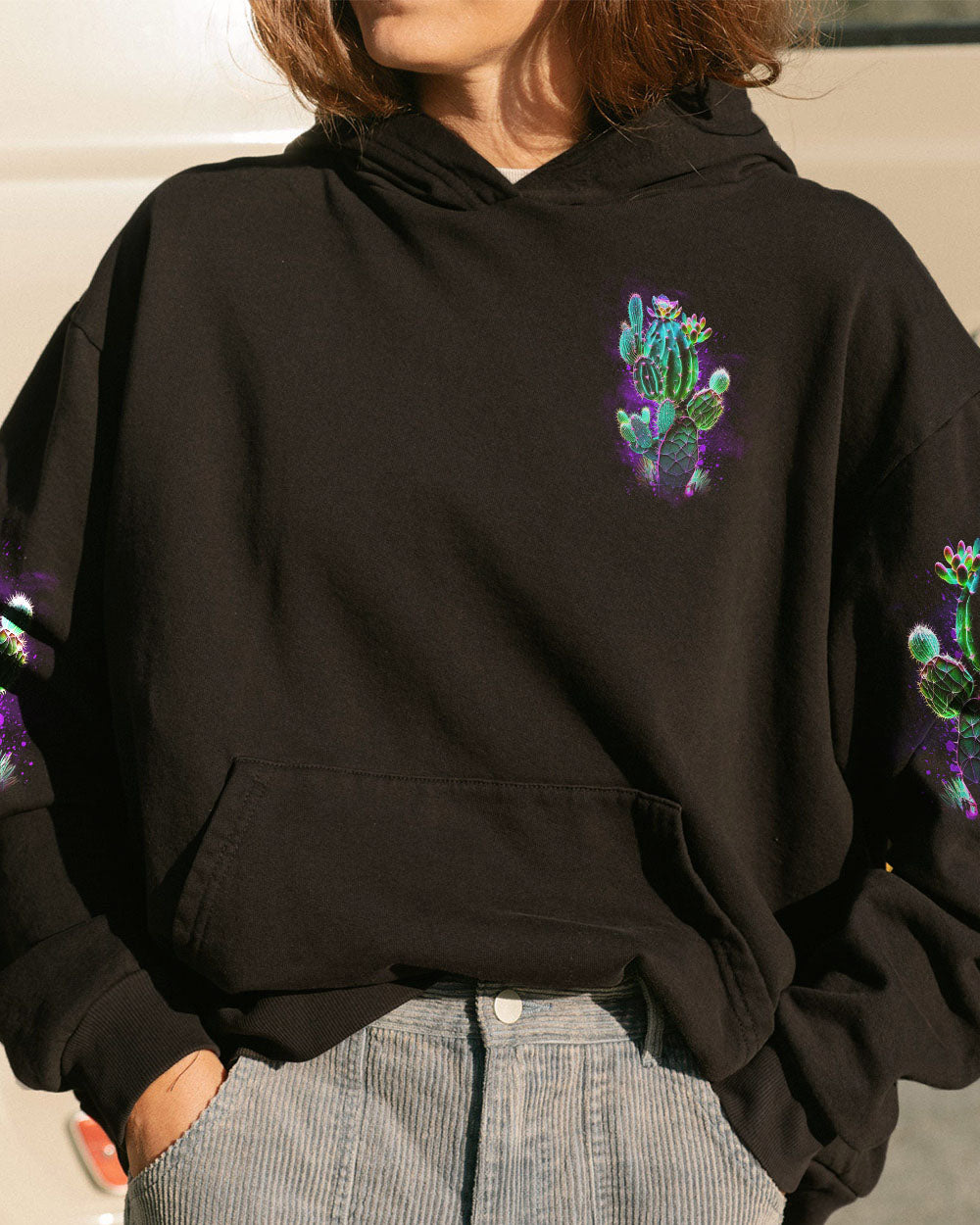 BLOOM WHERE YOU ARE PLANTED CACTUS ALL OVER PRINT - YHDU2806231