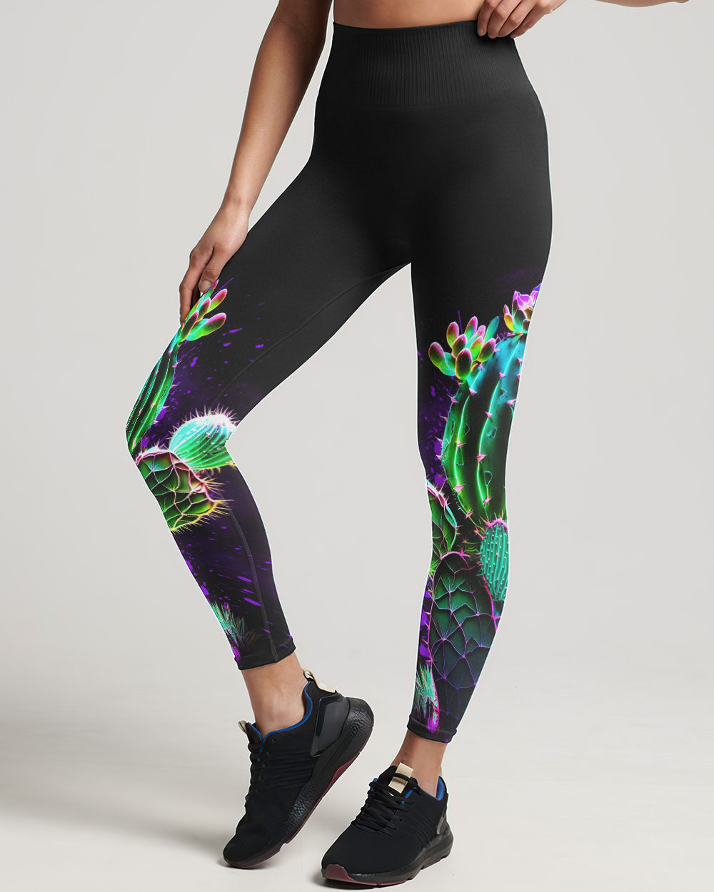 BLOOM WHERE YOU ARE PLANTED CACTUS ALL OVER PRINT - YHDU2806231
