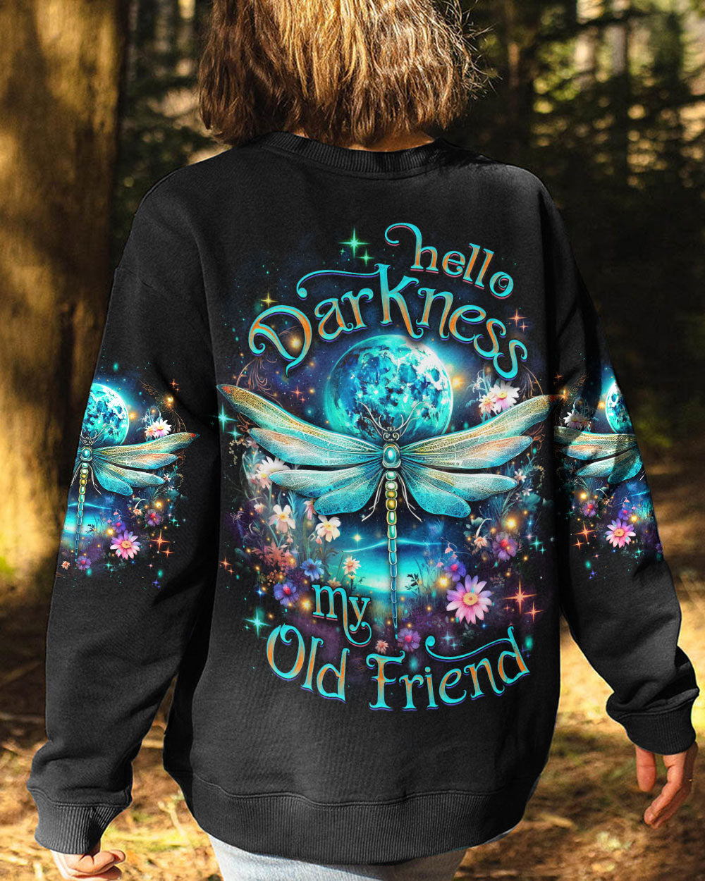 HELLO DARKNESS MY OLD FRIEND DRAGONFLY ALL OVER PRINT - YHDU2807232