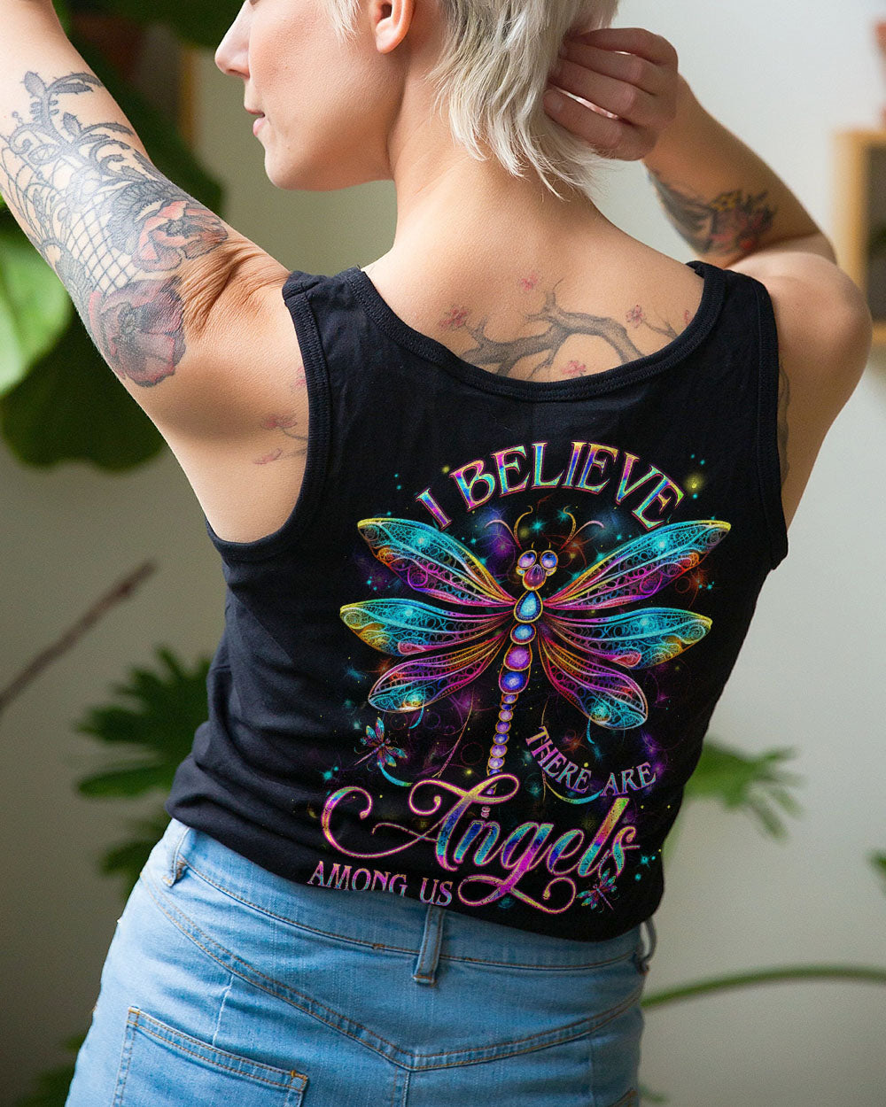 I BELIEVE THERE ARE ANGELS AMONG US ALL OVER PRINT - YHDU2906231