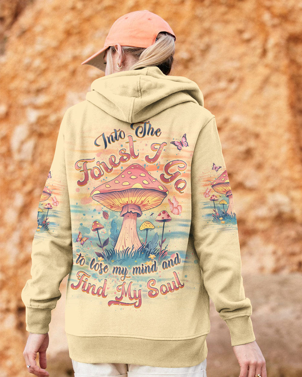 INTO THE FOREST MUSHROOMS ALL OVER PRINT - YHDU2907244