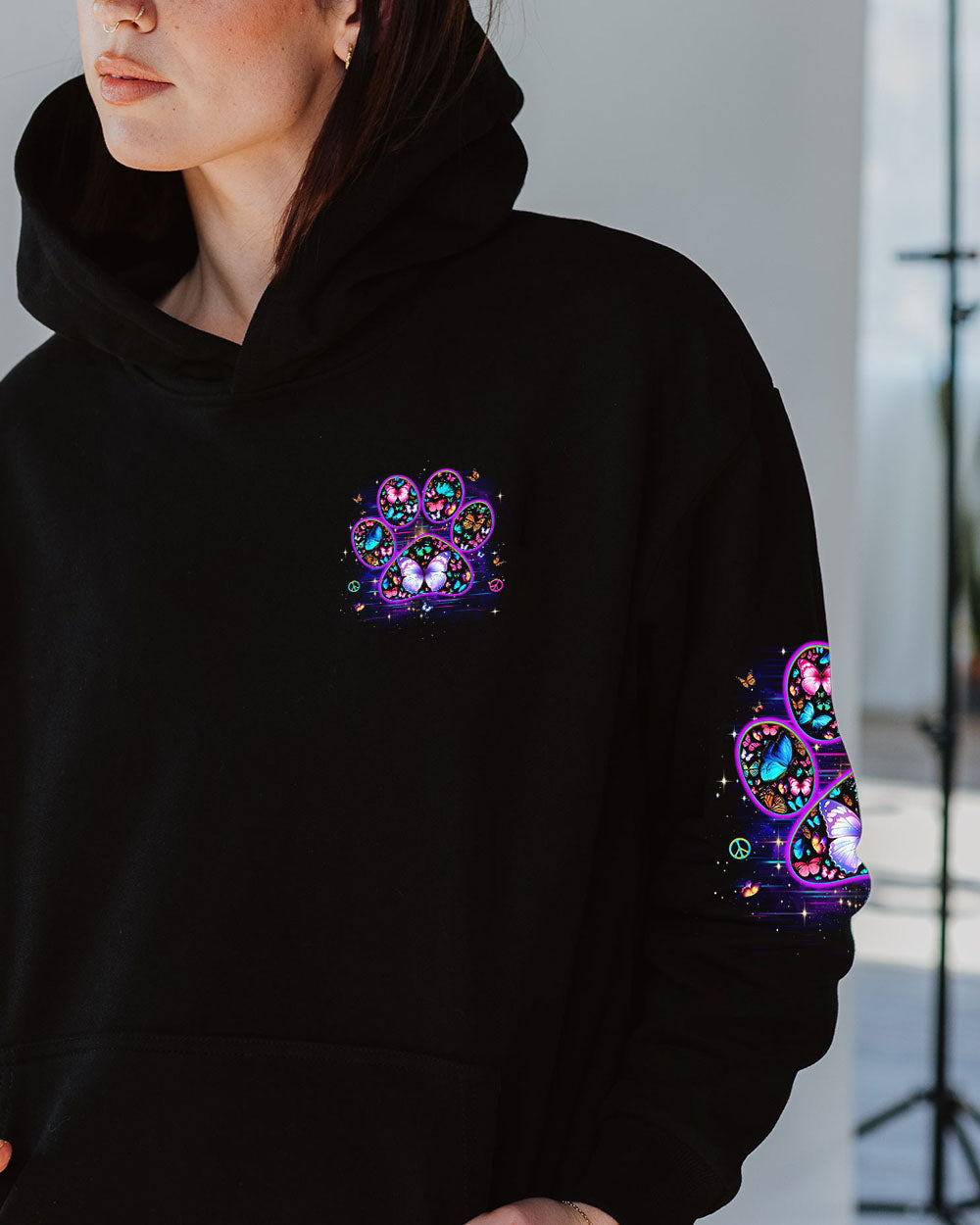 A GIRL AND HER DOG HIPPIE LIFE ALL OVER PRINT - YHDU2911244