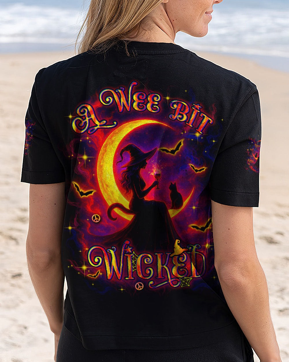 A WEE BIT WICKED HALLOWEEN ALL OVER PRINT - YHDU3006254