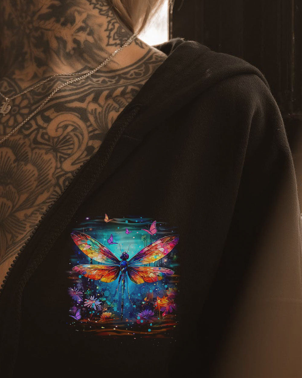 HELLO DARKNESS MY OLD FRIEND DRAGONFLY ALL OVER PRINT - YHDU3008242