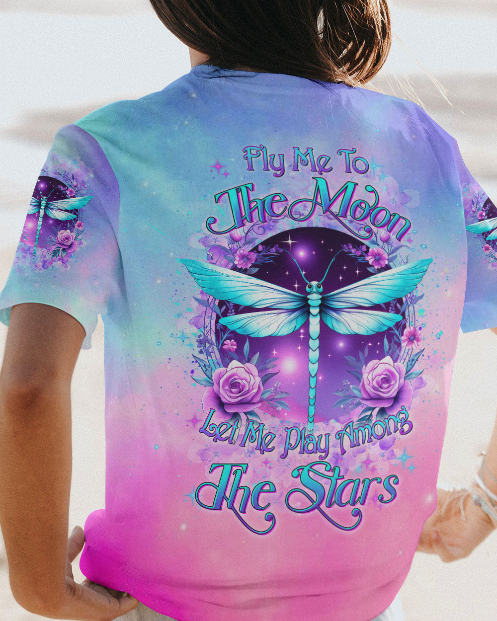 FLY ME TO THE MOON DRAGONFLY ALL OVER PRINT - YHDU3107234