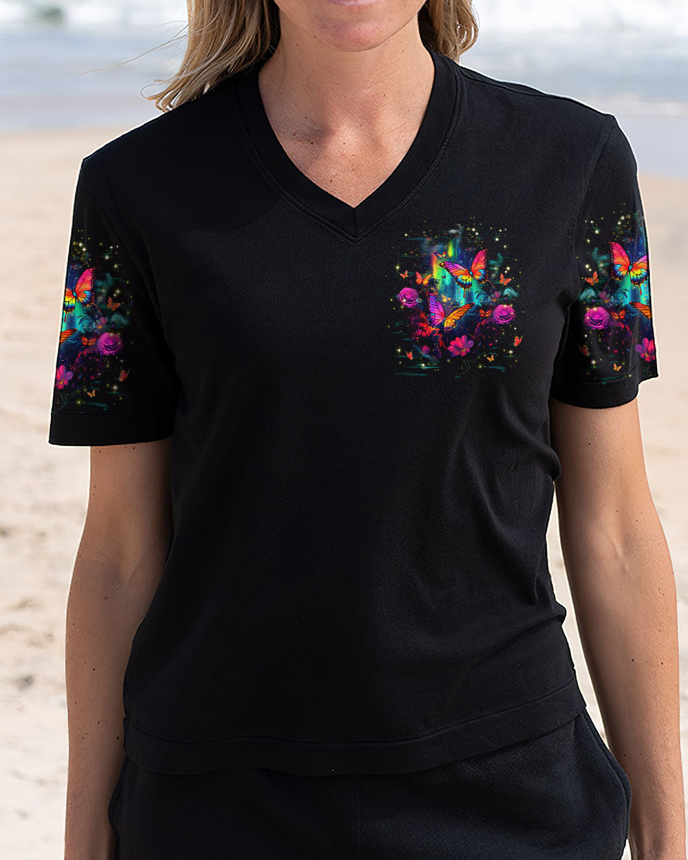 JUST BREATHE BUTTERFLY ALL OVER PRINT - YHHG0204253
