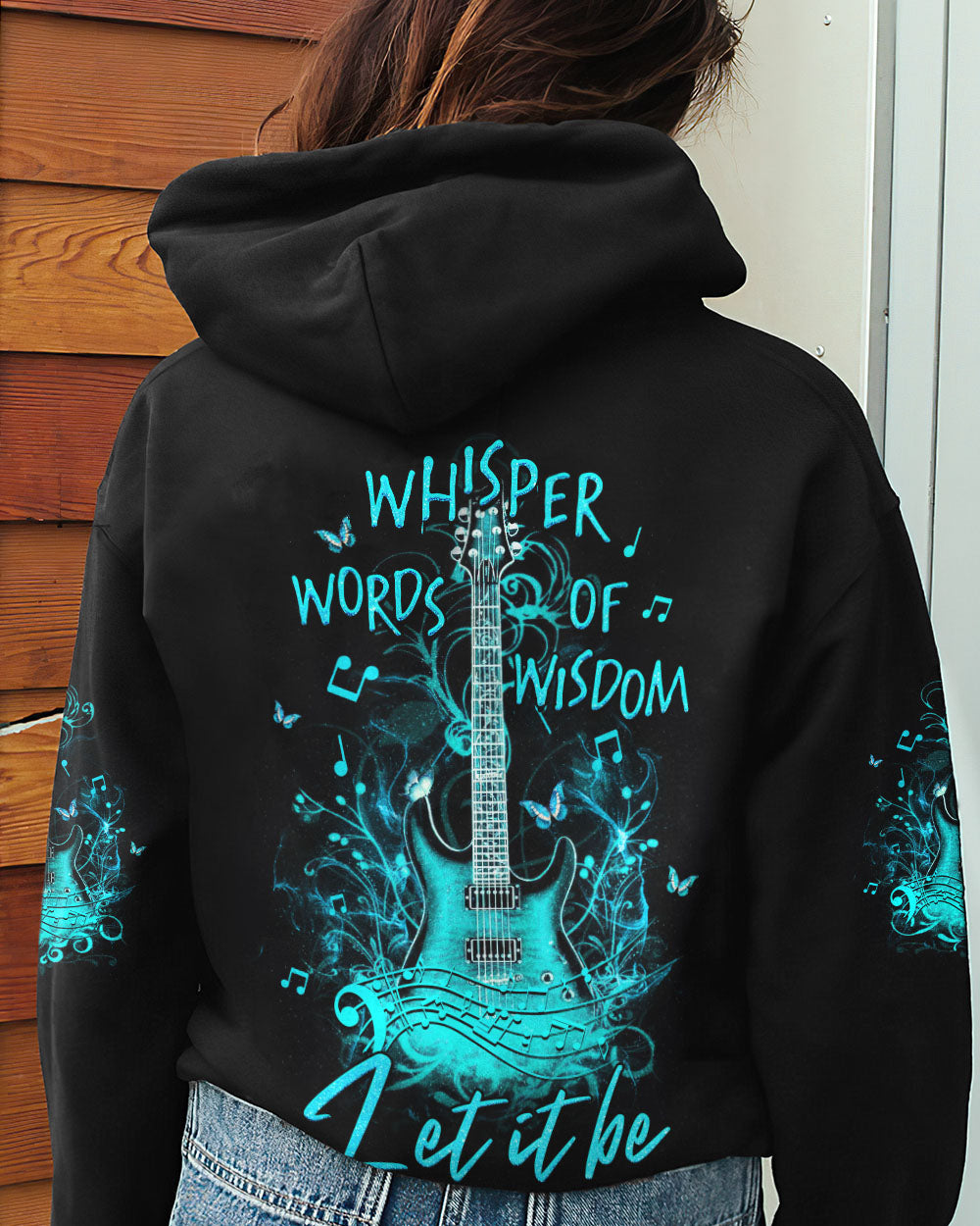 WHISPER WORDS OF WISDOM GUITAR ALL OVER PRINT - YHHG0206231