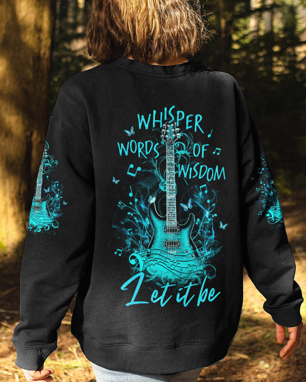 WHISPER WORDS OF WISDOM GUITAR ALL OVER PRINT - YHHG0206231