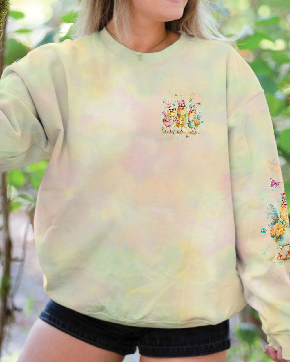OLD HIPPIES DON'T DIE HIPPIE GRANDMAS ALL OVER PRINT - YHHG0207242