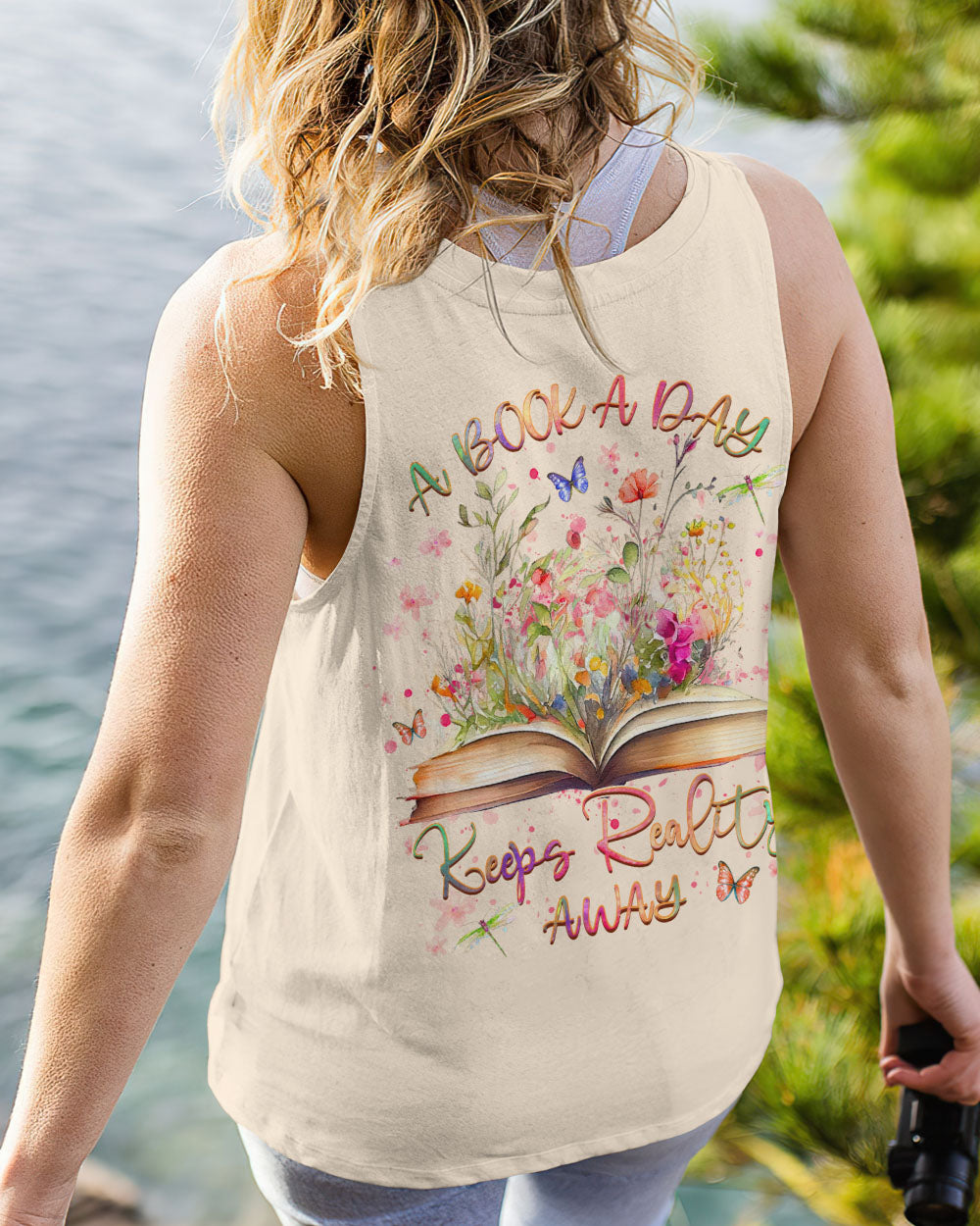 A BOOK A DAY KEEPS REALITY AWAY ALL OVER PRINT - YHHG0208234
