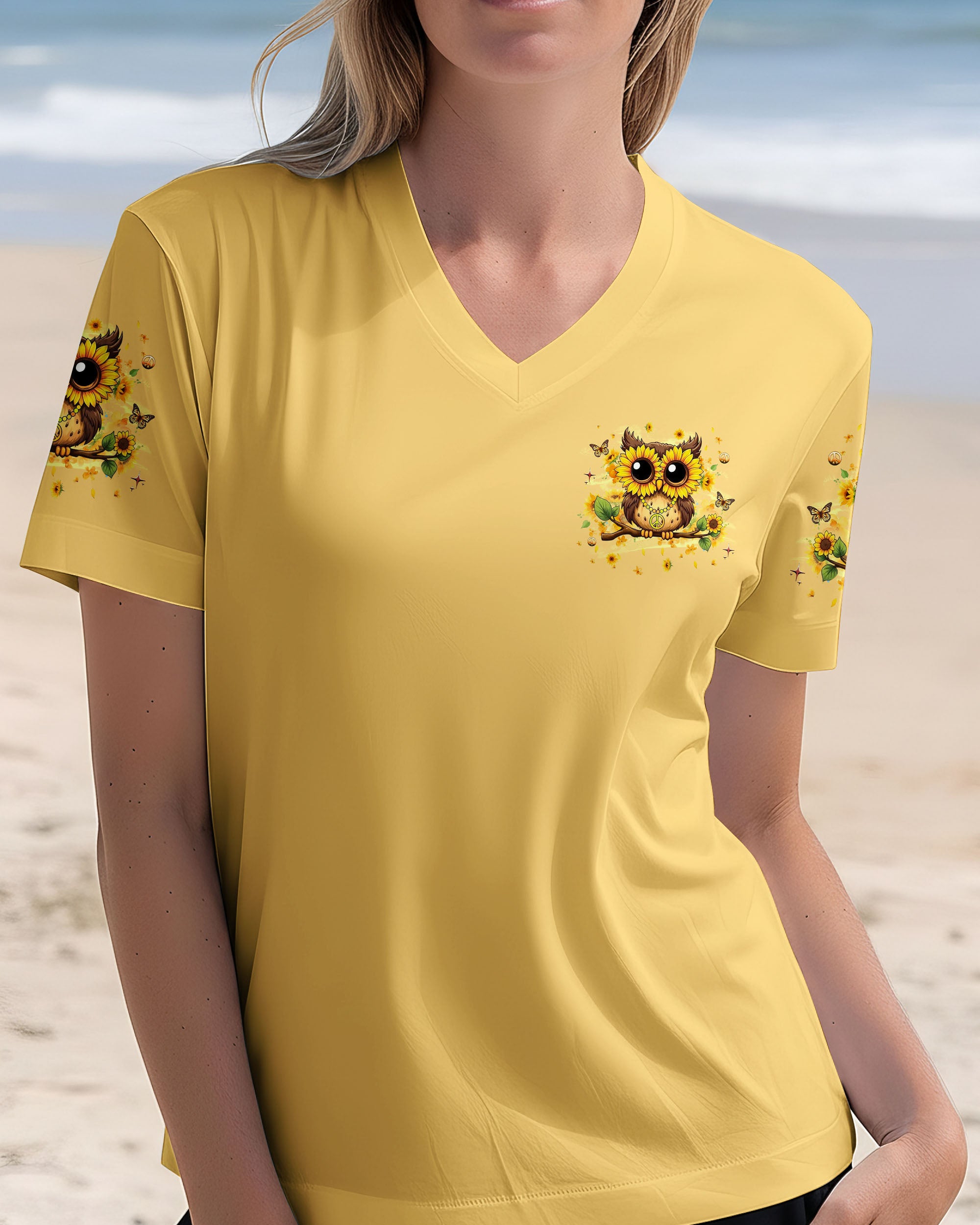 BE YOU THE WORLD WILL ADJUST OWL ALL OVER PRINT - YHHG0212251