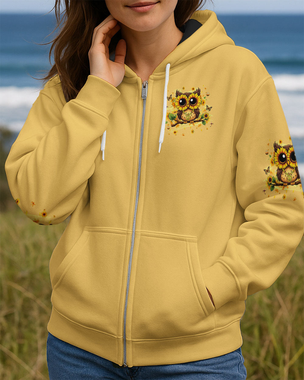 BE YOU THE WORLD WILL ADJUST OWL ALL OVER PRINT - YHHG0212251