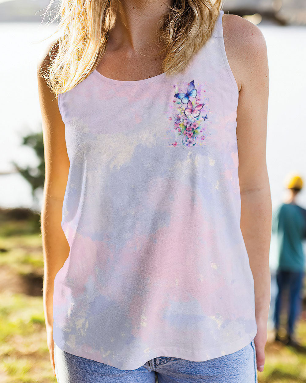 JUST BREATHE BUTTERFLY ALL OVER PRINT - YHHG0301252