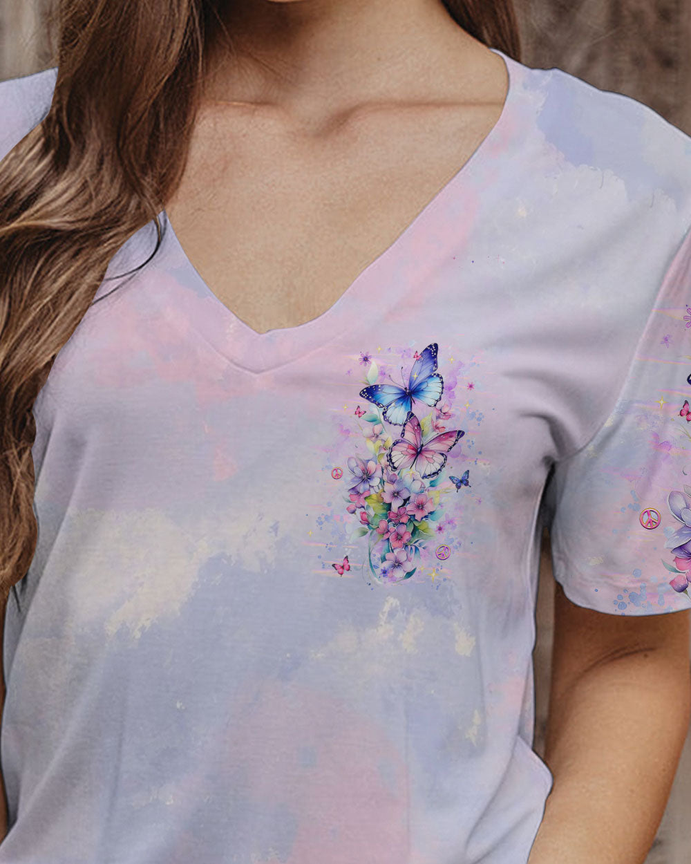 JUST BREATHE BUTTERFLY ALL OVER PRINT - YHHG0301252