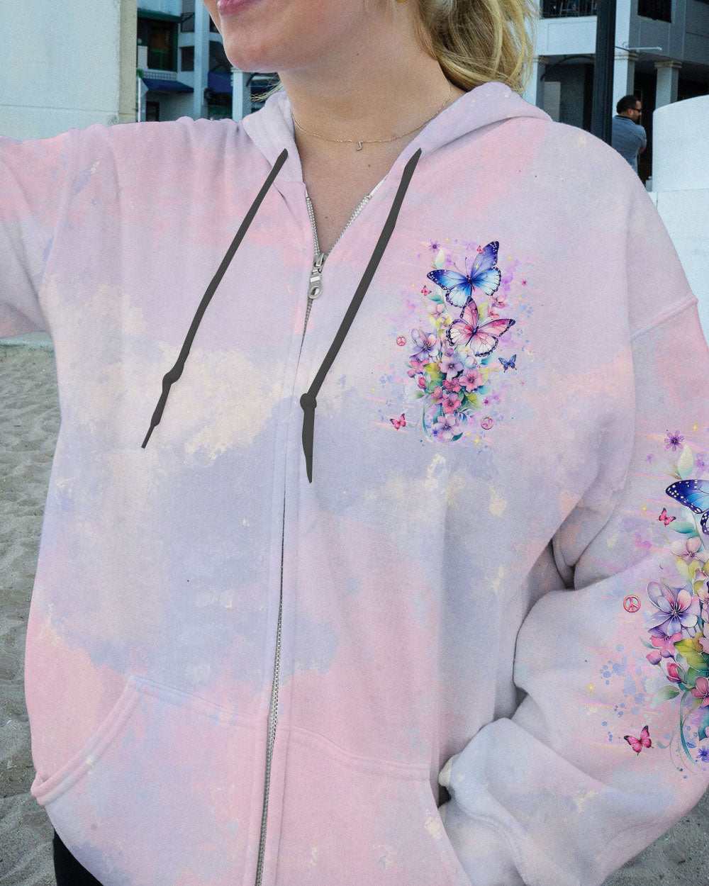 JUST BREATHE BUTTERFLY ALL OVER PRINT - YHHG0301252