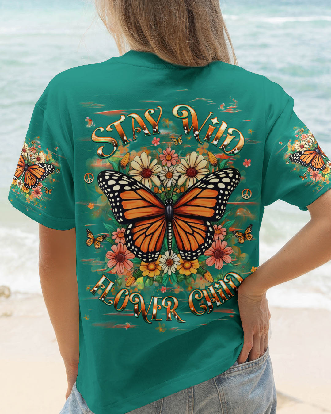 STAY WILD FLOWER CHILD ALL OVER PRINT - YHHG0304253