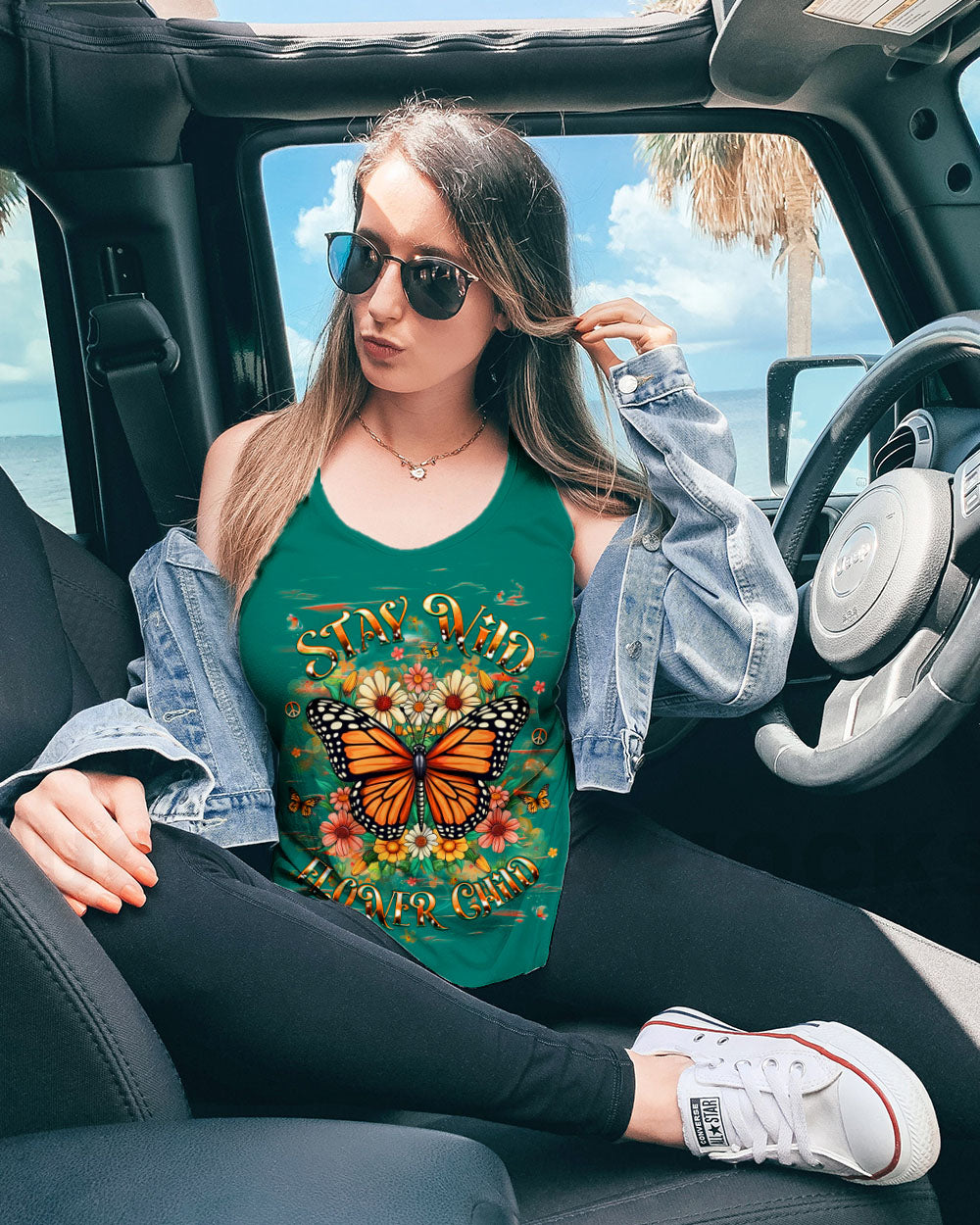 STAY WILD FLOWER CHILD ALL OVER PRINT - YHHG0304253