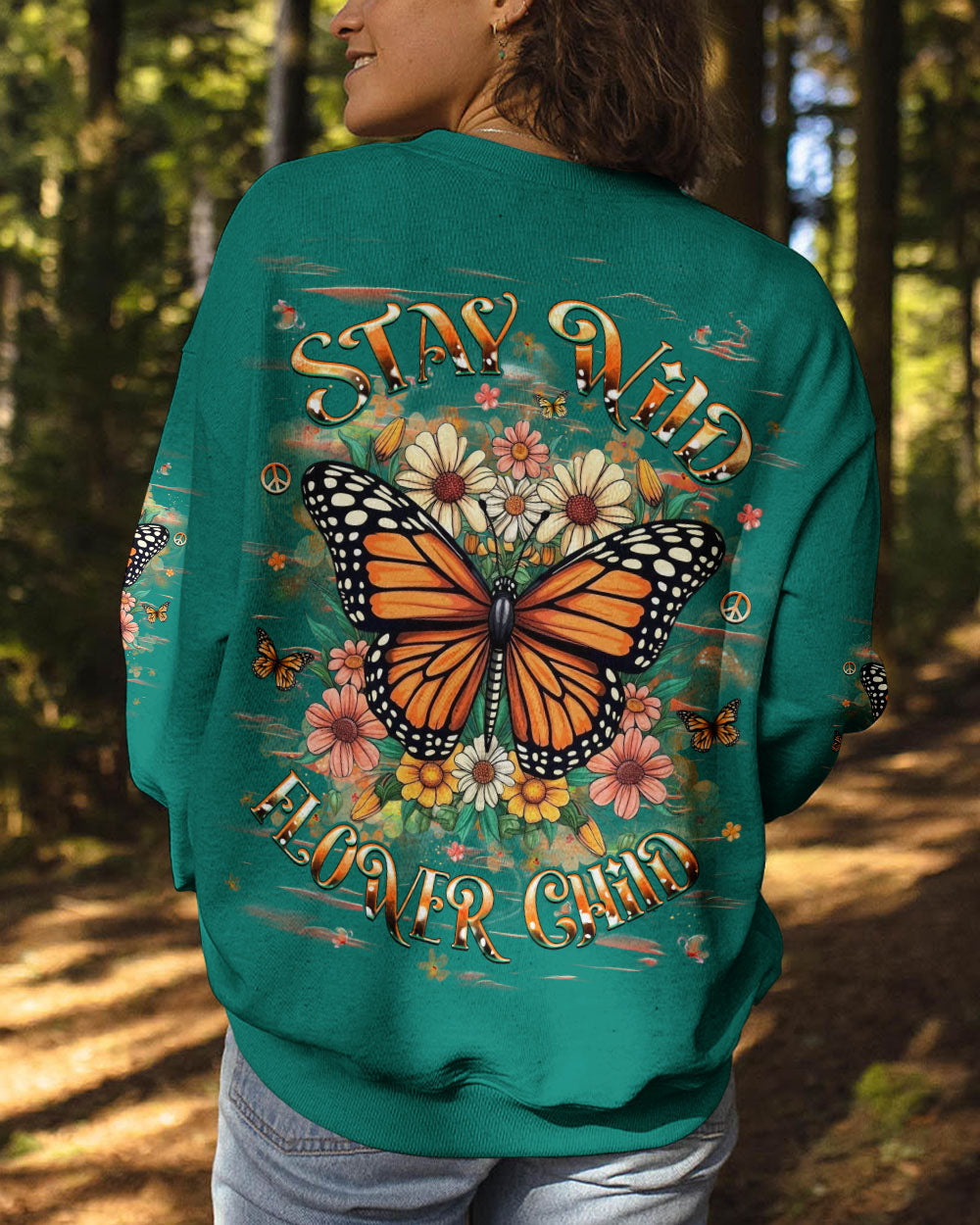 STAY WILD FLOWER CHILD ALL OVER PRINT - YHHG0304253
