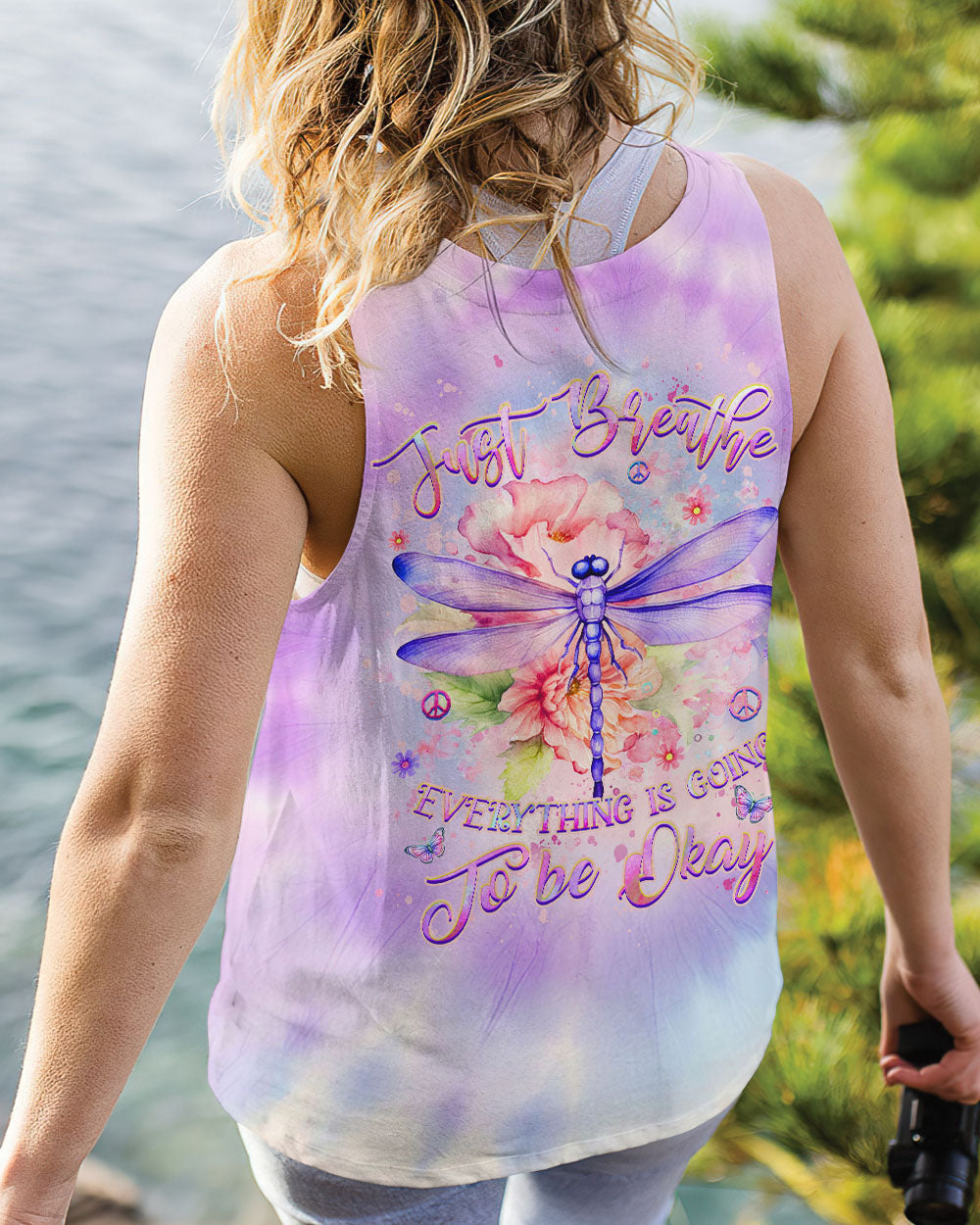 JUST BREATHE DRAGONFLY ALL OVER PRINT - YHHG0507241