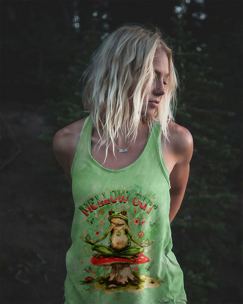 MELLOW OUT FROG ALL OVER PRINT - YHHG0508241