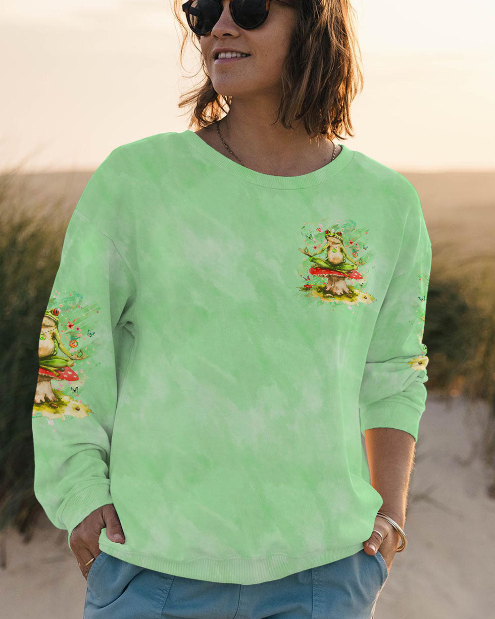 MELLOW OUT FROG ALL OVER PRINT - YHHG0508241