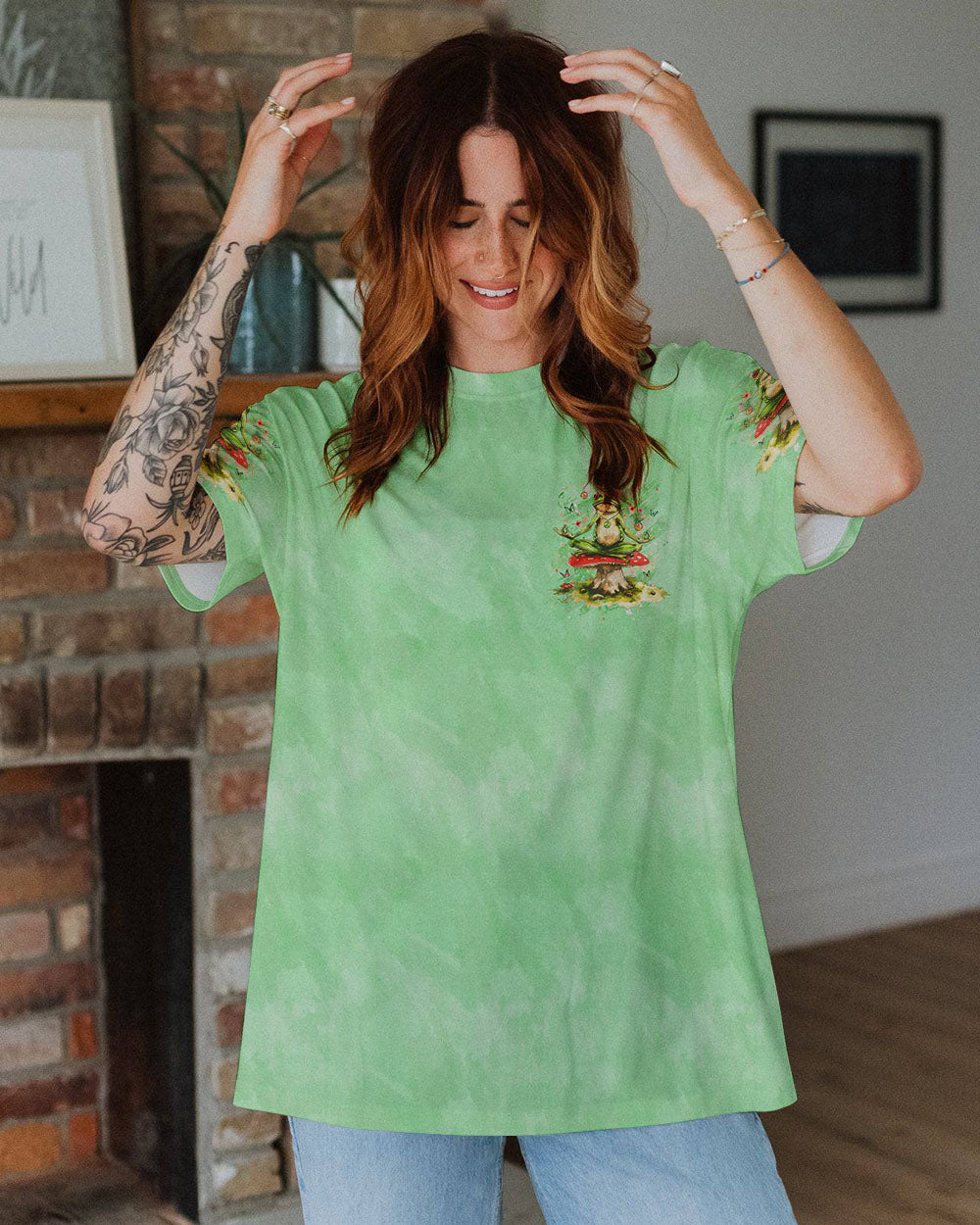 MELLOW OUT FROG ALL OVER PRINT - YHHG0508241