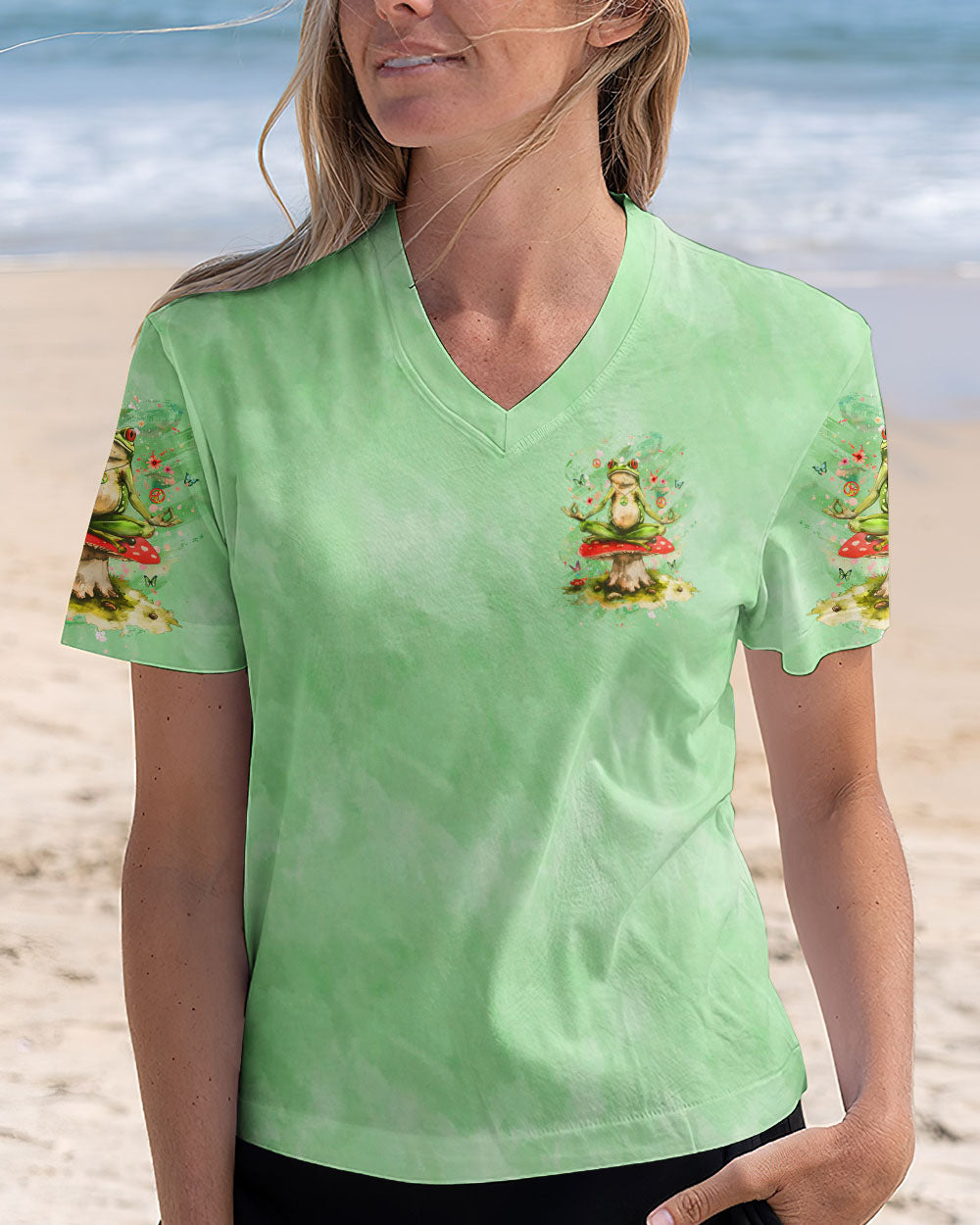 MELLOW OUT FROG ALL OVER PRINT - YHHG0508241