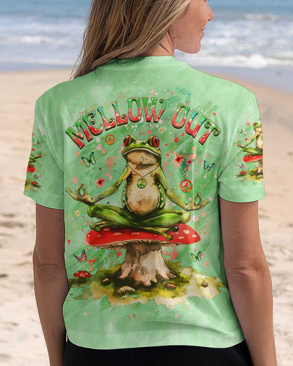 MELLOW OUT FROG ALL OVER PRINT - YHHG0508241
