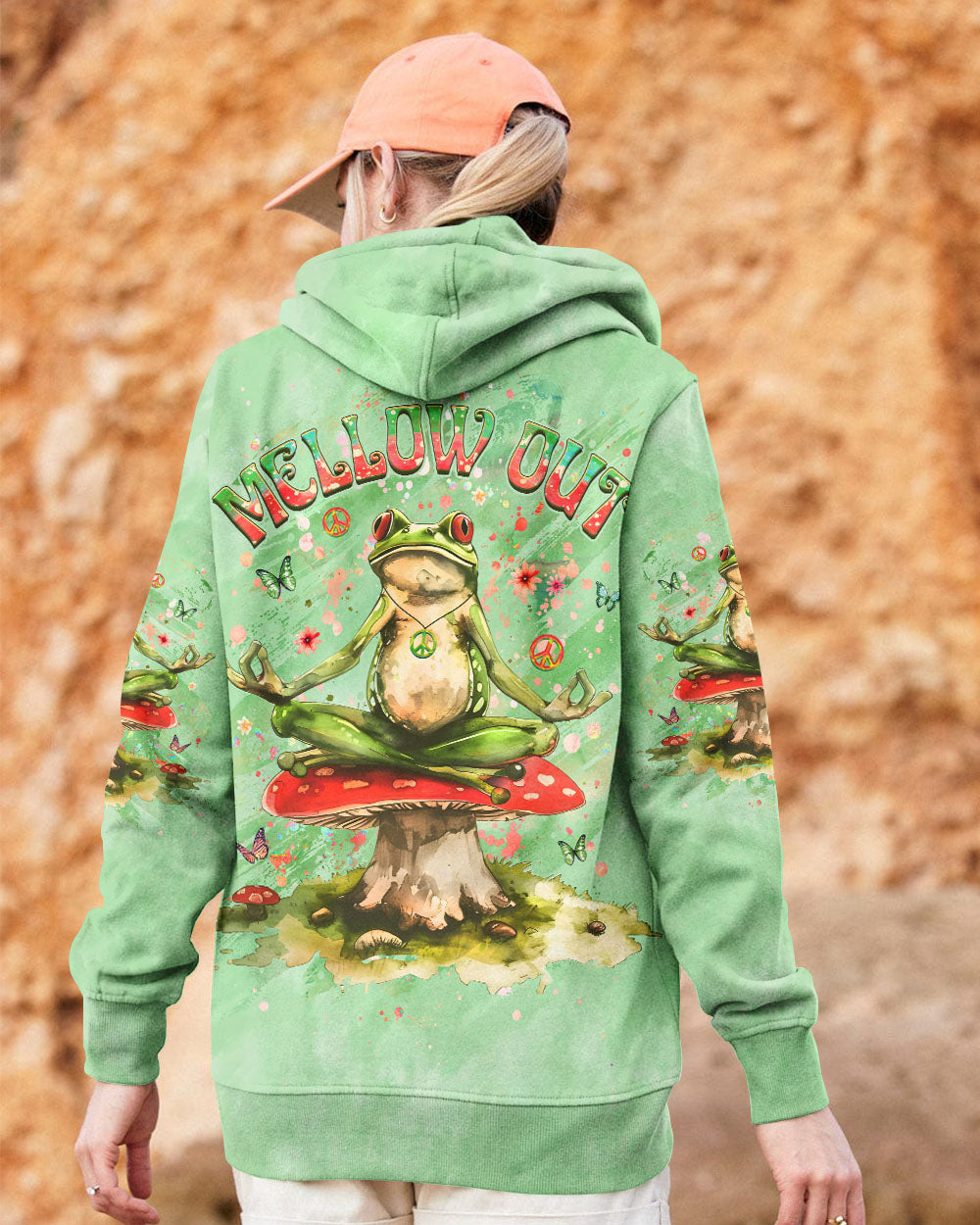MELLOW OUT FROG ALL OVER PRINT - YHHG0508241