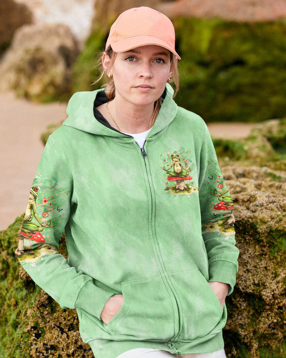 MELLOW OUT FROG ALL OVER PRINT - YHHG0508241