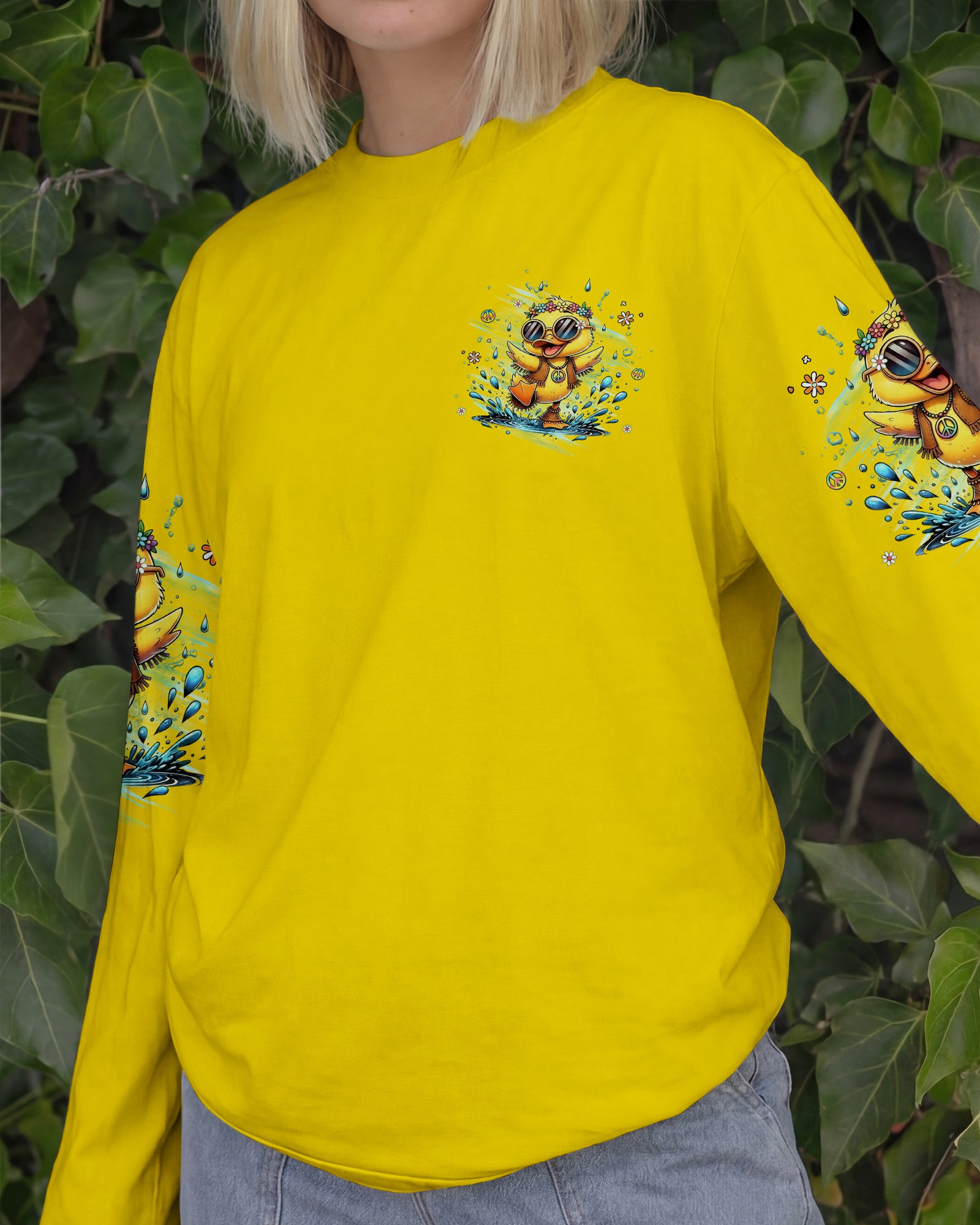 DANCE IN THE RAIN DUCK ALL OVER PRINT - YHHG0601263