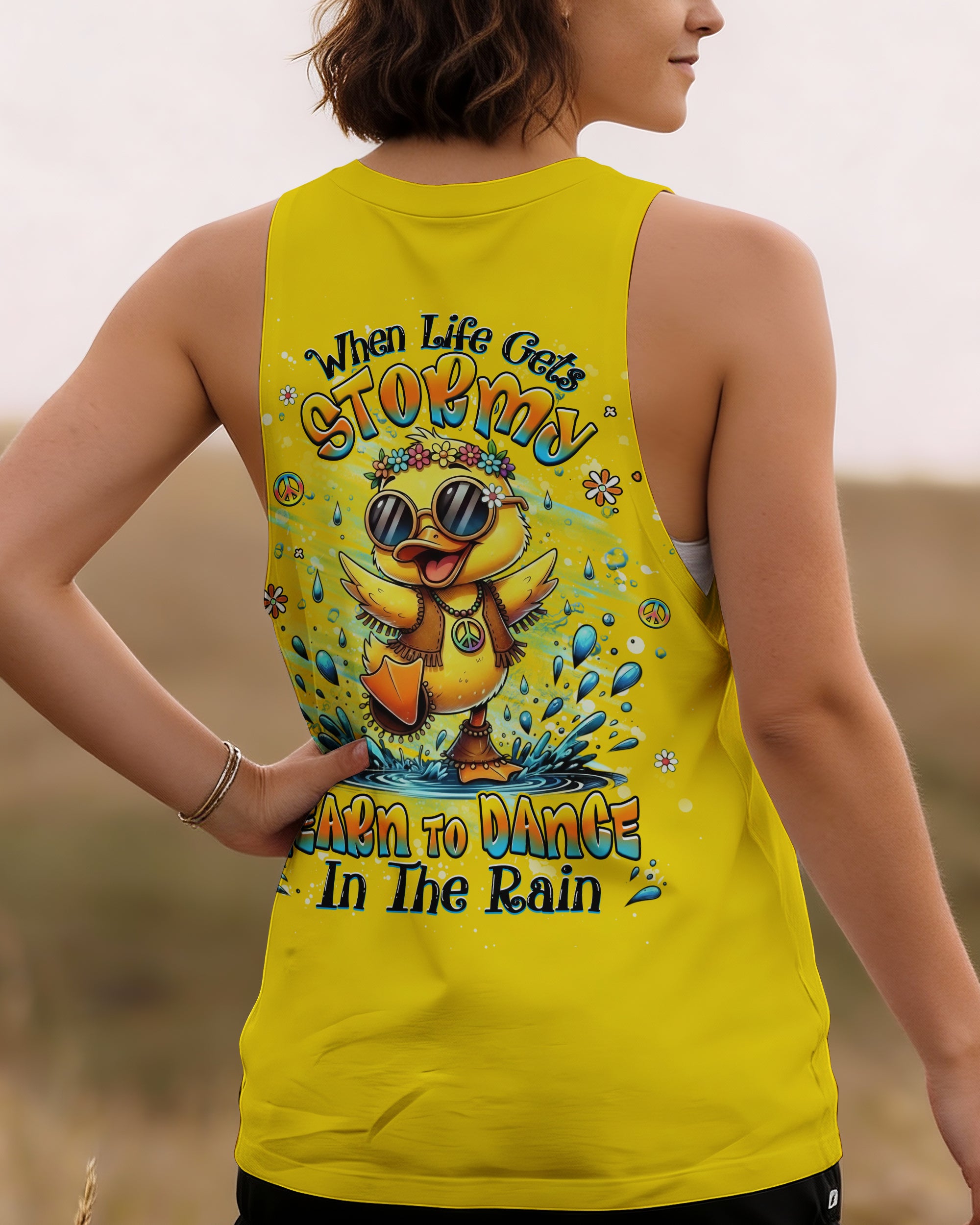 DANCE IN THE RAIN DUCK ALL OVER PRINT - YHHG0601263