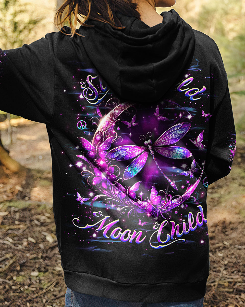 STAY WILD MOON CHILD DRAGONFLY ALL OVER PRINT - YHHG0703254