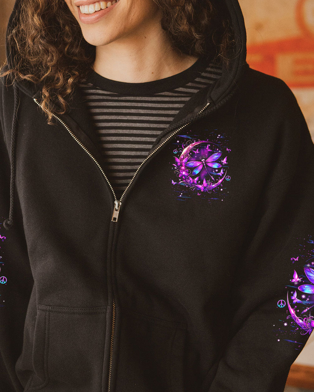 STAY WILD MOON CHILD DRAGONFLY ALL OVER PRINT - YHHG0703254