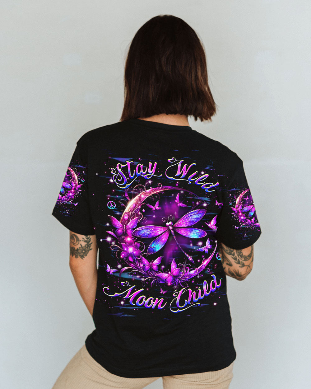 STAY WILD MOON CHILD DRAGONFLY ALL OVER PRINT - YHHG0703254