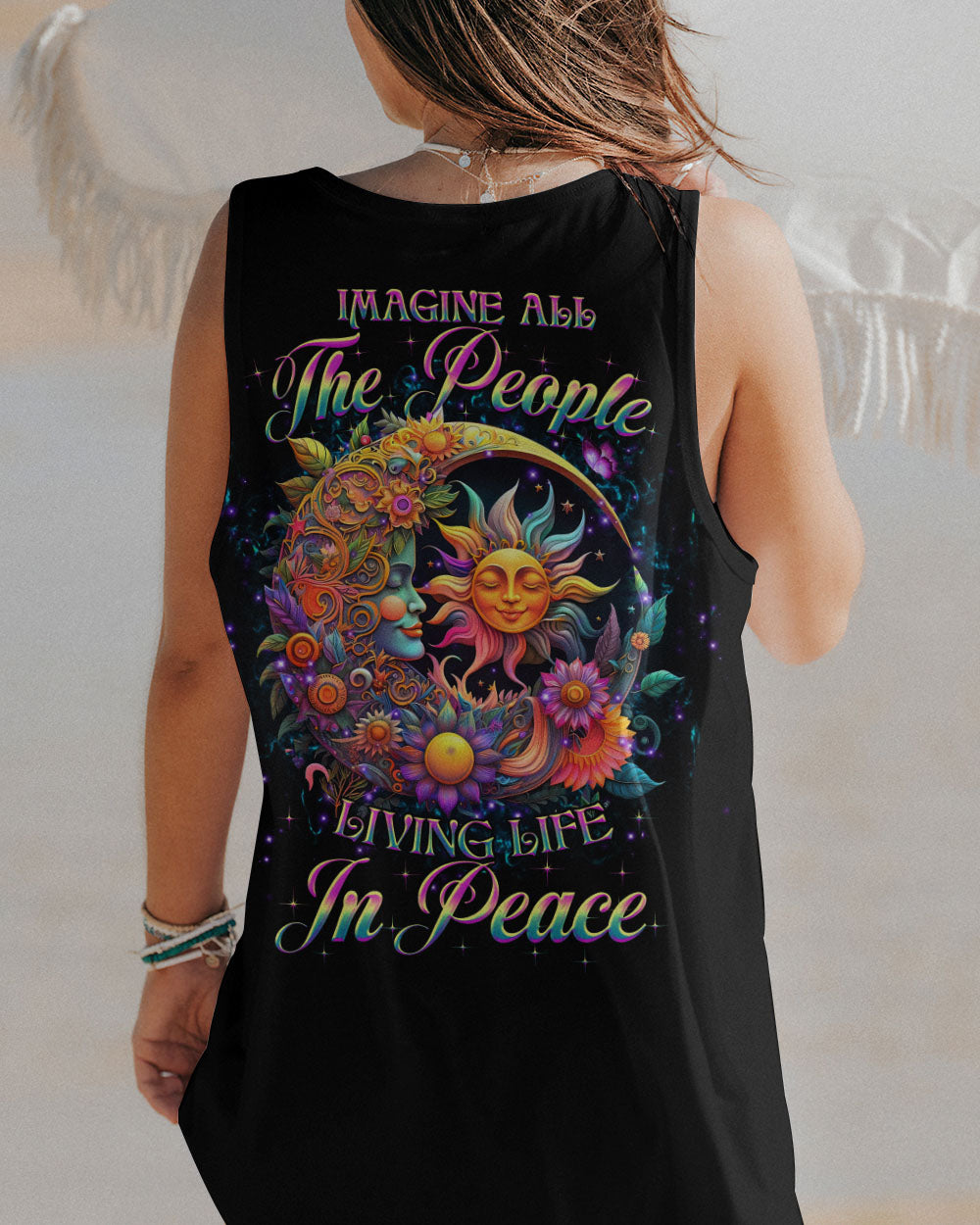 IMAGINE ALL THE PEOPLE LIVING LIFE IN PEACE ALL OVER PRINT - YHHG0706231