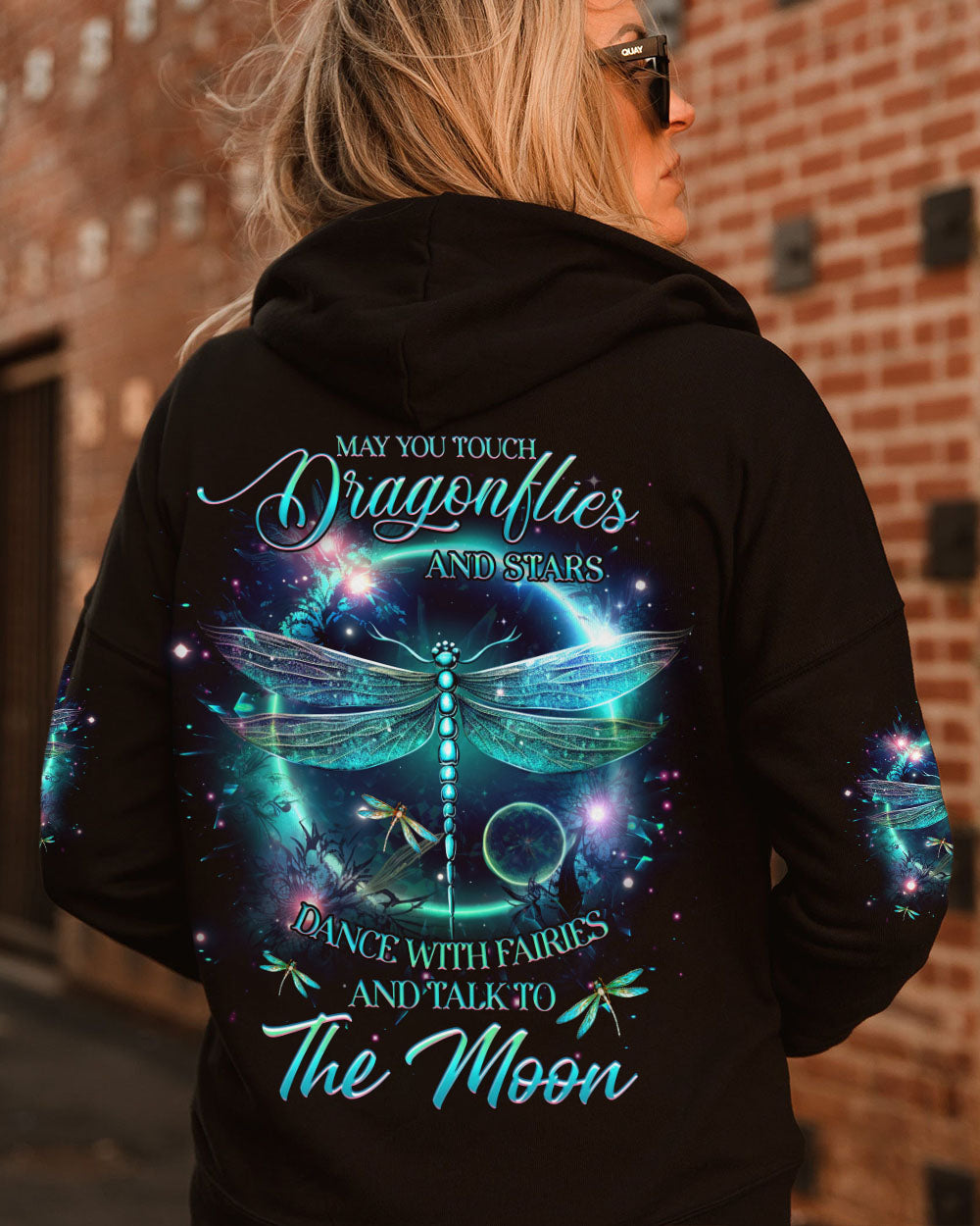 MAY YOU TOUCH DRAGONFLIES AND STARS ALL OVER PRINT - YHHG0707231