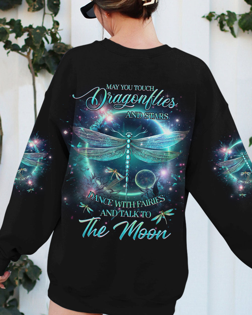 MAY YOU TOUCH DRAGONFLIES AND STARS ALL OVER PRINT - YHHG0707231