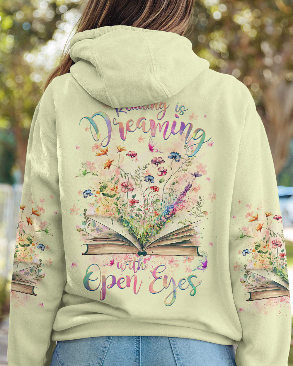 READING IS DREAMING WITH OPEN EYES ALL OVER PRINT - YHHG0709232