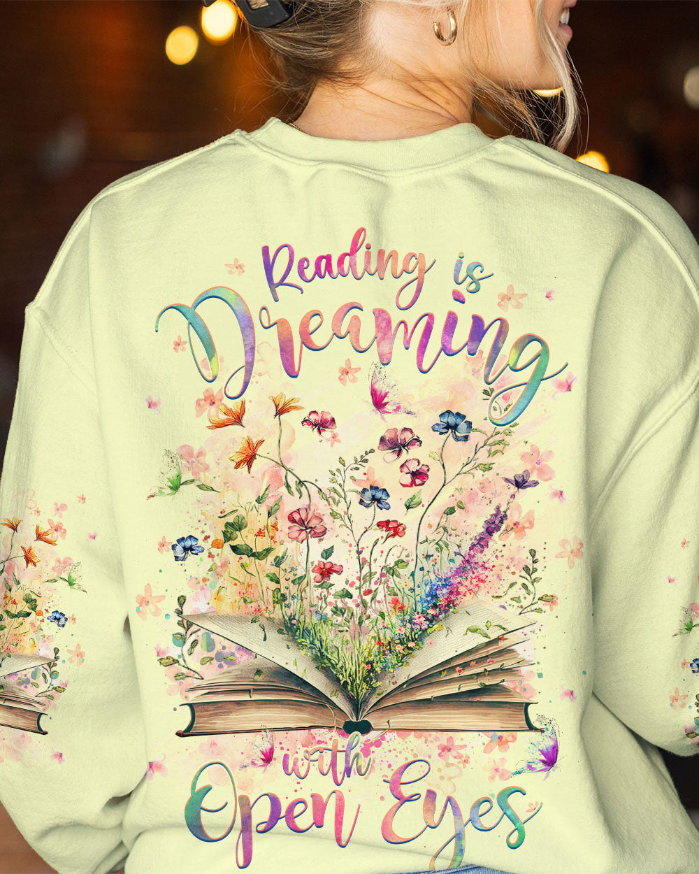 READING IS DREAMING WITH OPEN EYES ALL OVER PRINT - YHHG0709232