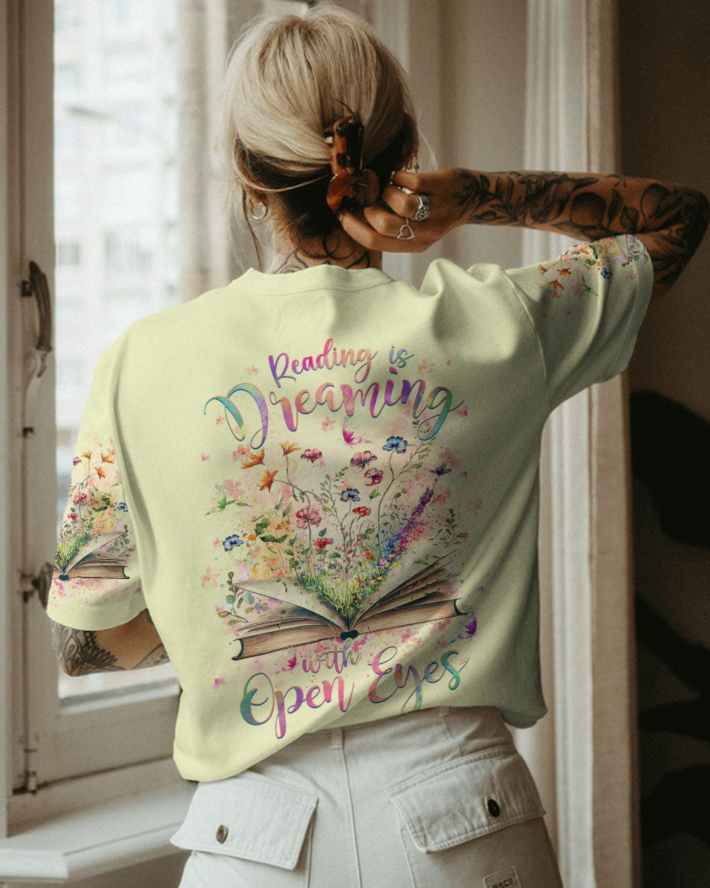 READING IS DREAMING WITH OPEN EYES ALL OVER PRINT - YHHG0709232