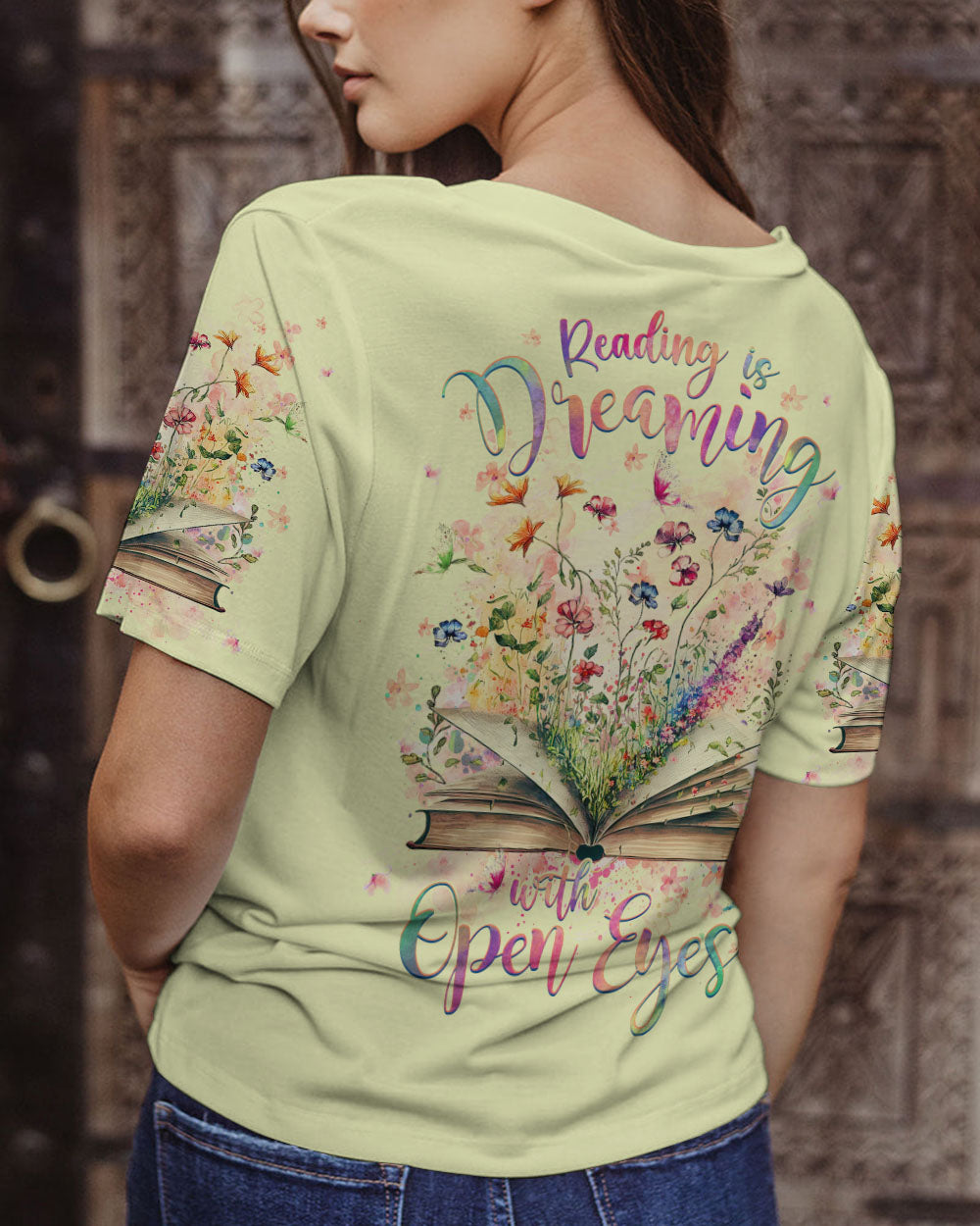 READING IS DREAMING WITH OPEN EYES ALL OVER PRINT - YHHG0709232