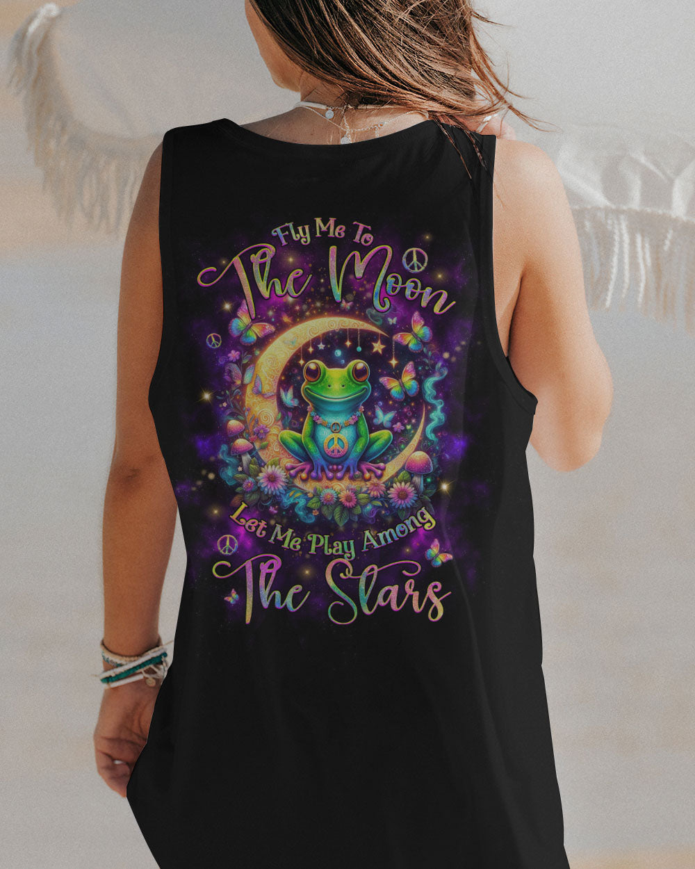 FLY ME TO THE MOON FROG ALL OVER PRINT - YHHG0804243