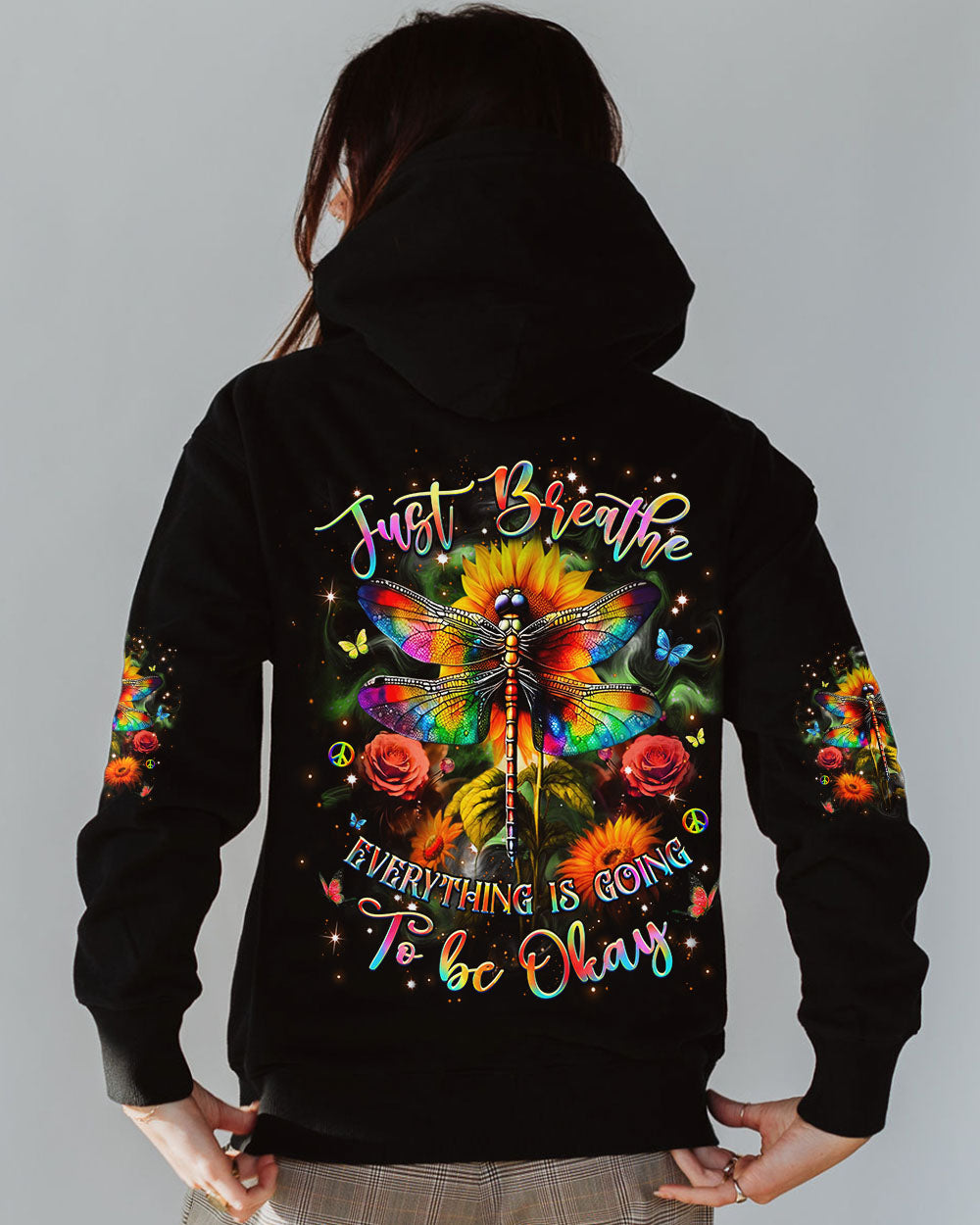 JUST BREATHE DRAGONFLY ALL OVER PRINT - YHHG0804251