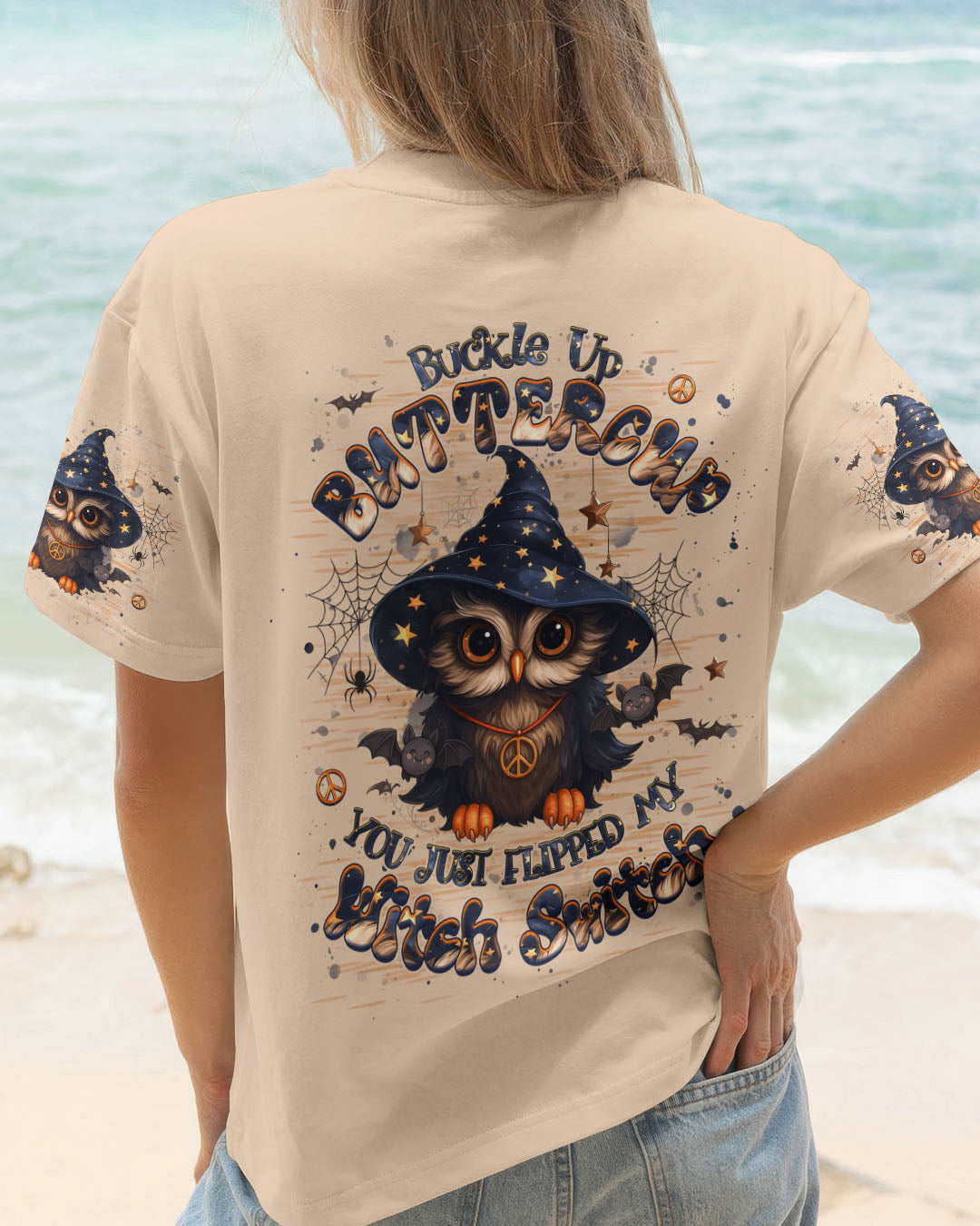 YOU JUST FLIPPED MY WITCH SWITCH OWL HALLOWEEN ALL OVER PRINT - YHHG0809252