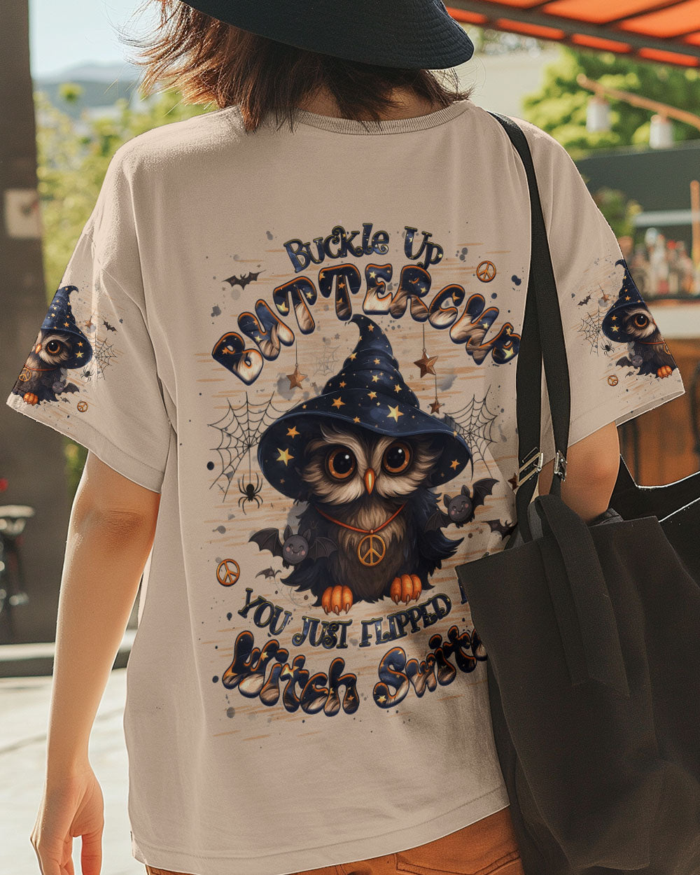 YOU JUST FLIPPED MY WITCH SWITCH OWL HALLOWEEN ALL OVER PRINT - YHHG0809252